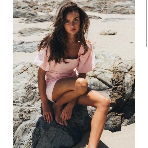 Petal & Pup: SNDYS Everday Tuscany Dress in Baby Pink NWT Size Large - Picture 4 of 9